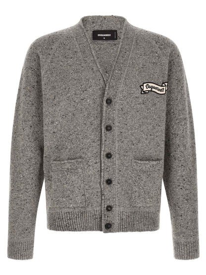 Gray Wool Cardigan