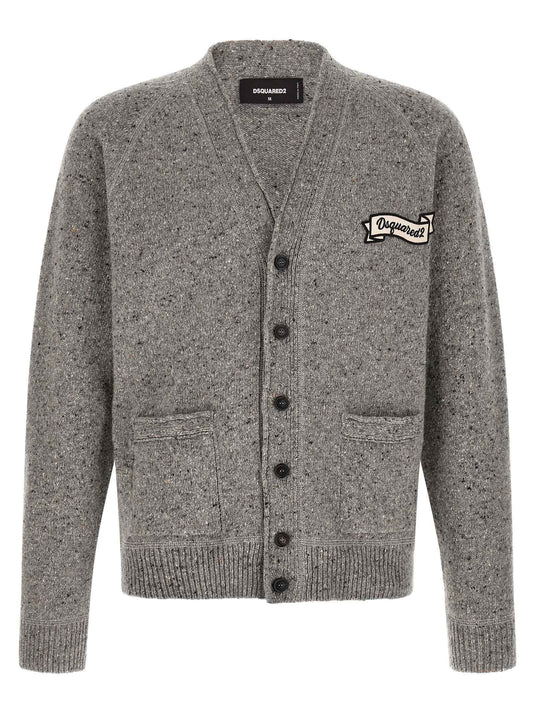 Gray Wool Cardigan