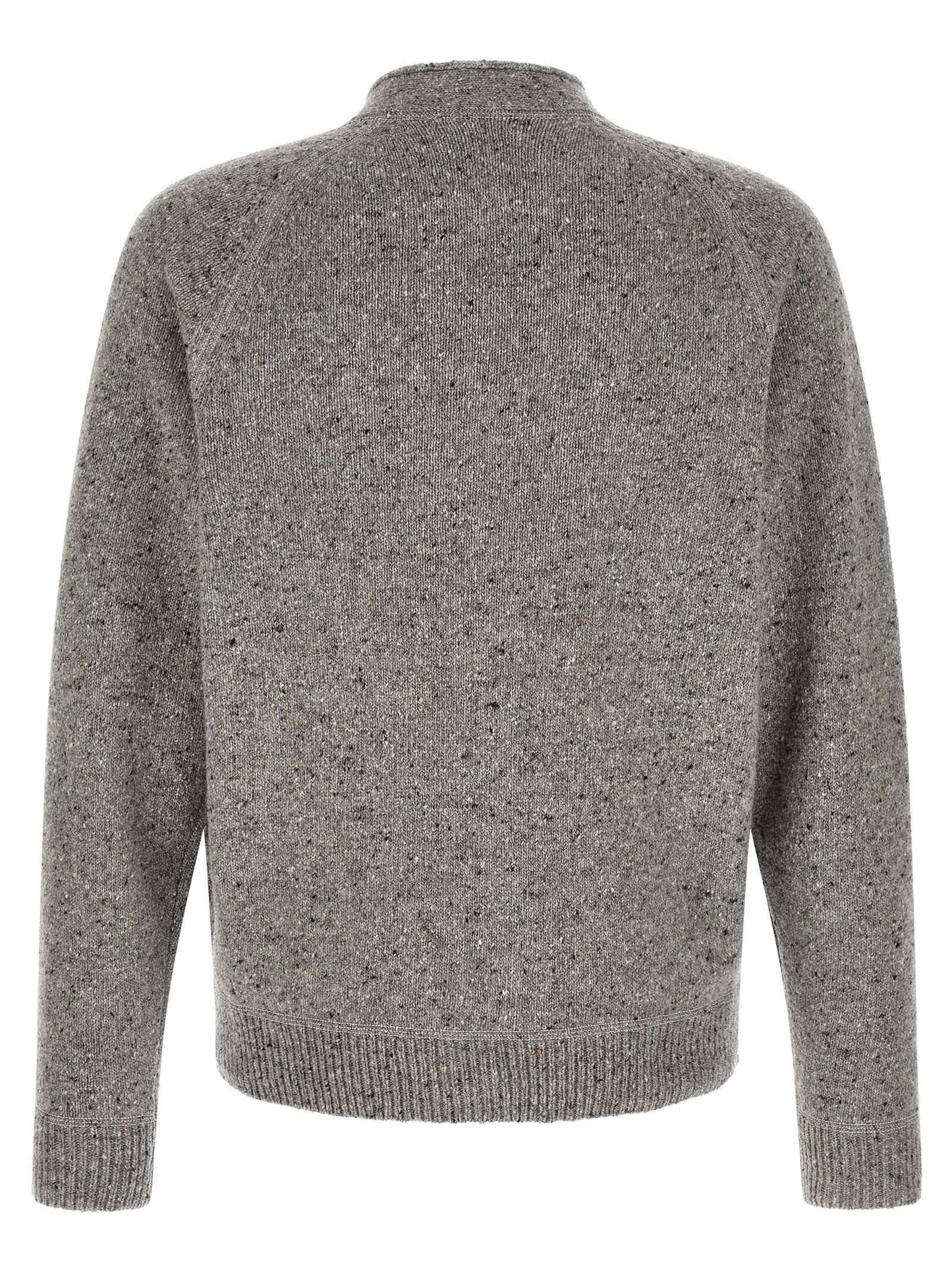 Gray Wool Cardigan