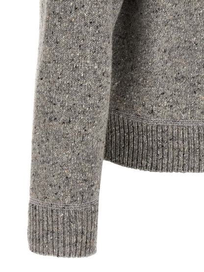 Gray Wool Cardigan
