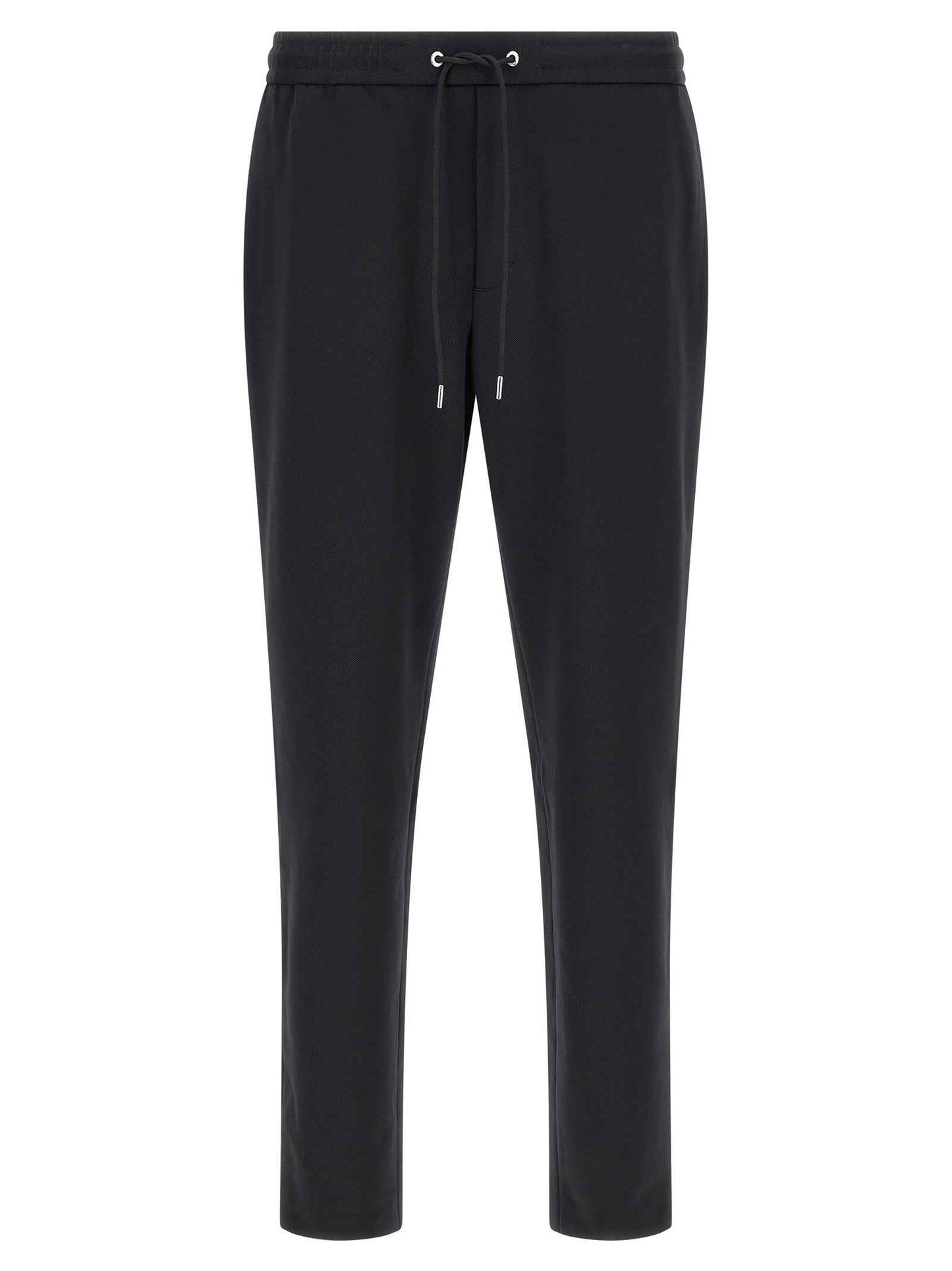 Black Polyamide Joggers (Workout Pants)