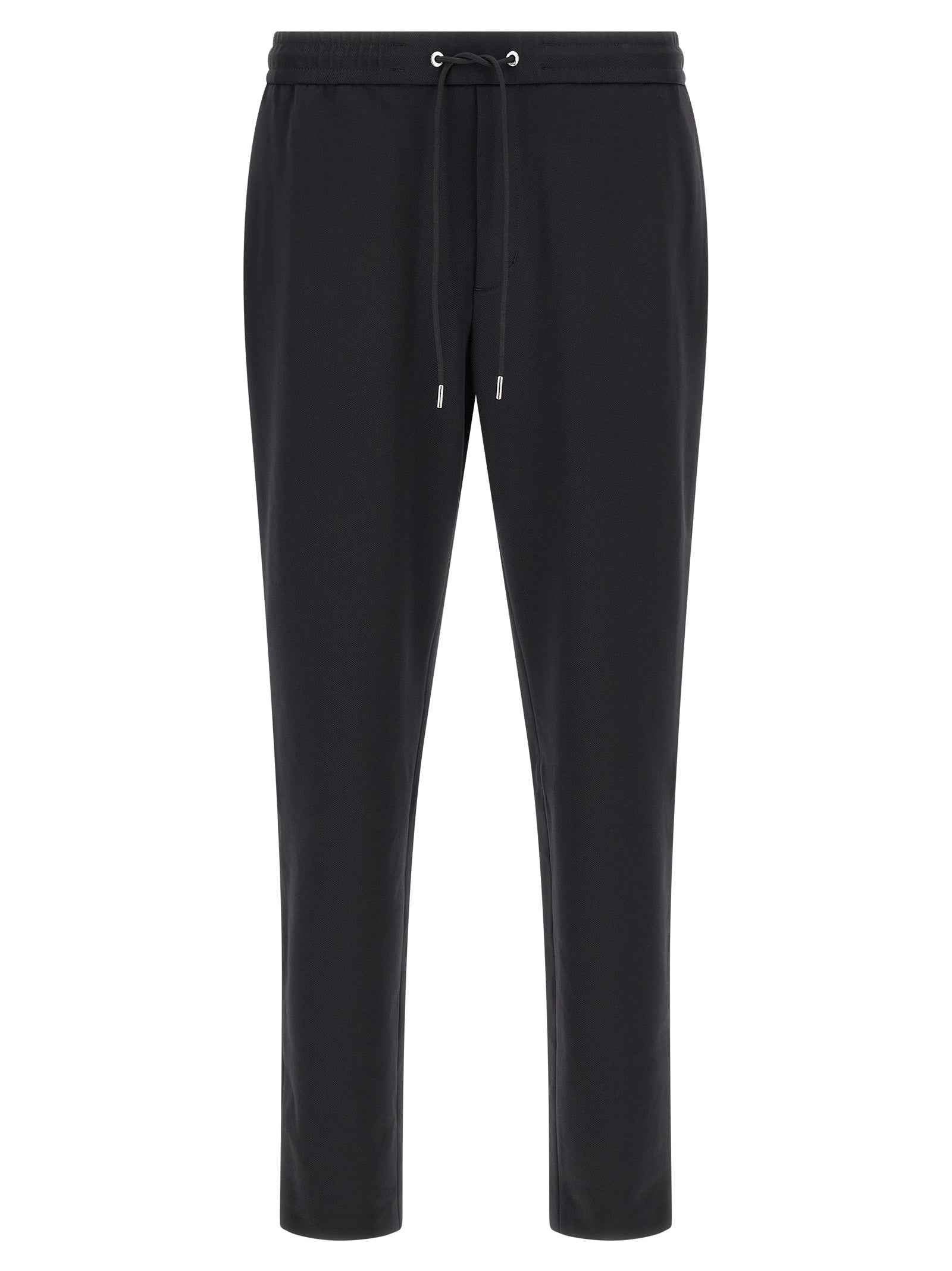 Black Polyamide Joggers (Workout Pants)