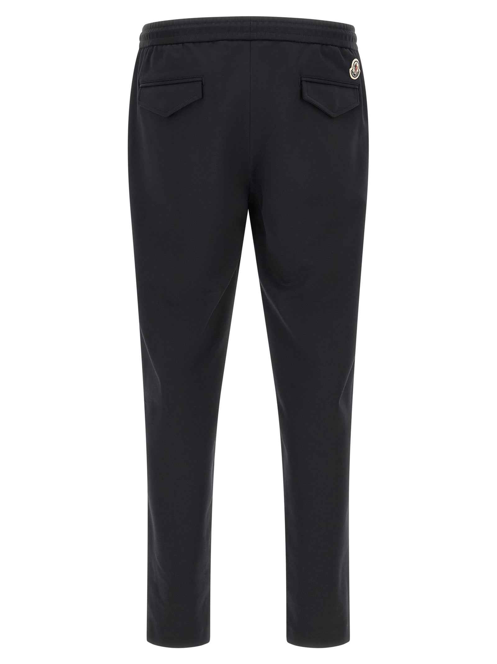 Black Polyamide Joggers (Workout Pants)