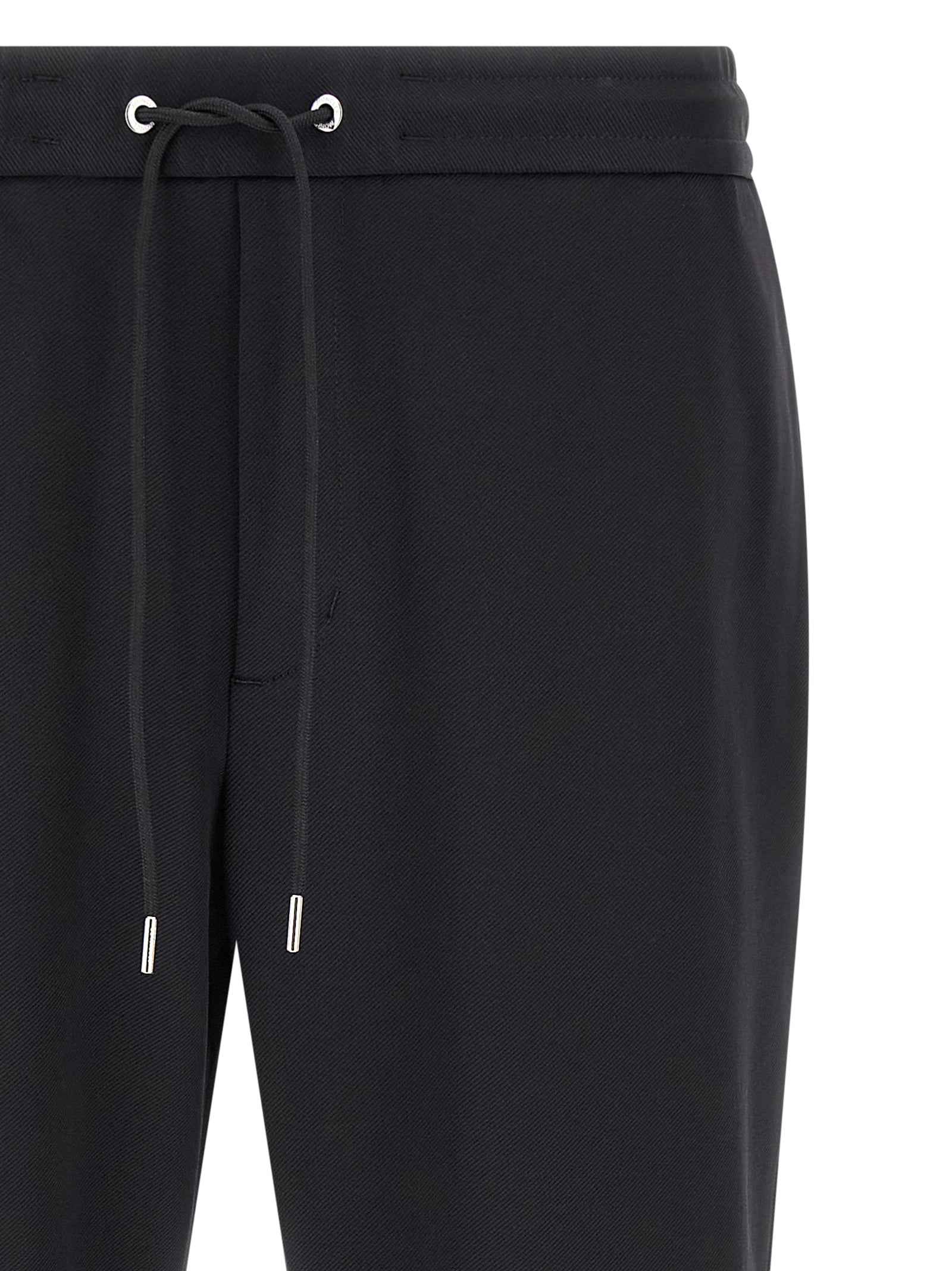 Black Polyamide Joggers (Workout Pants)