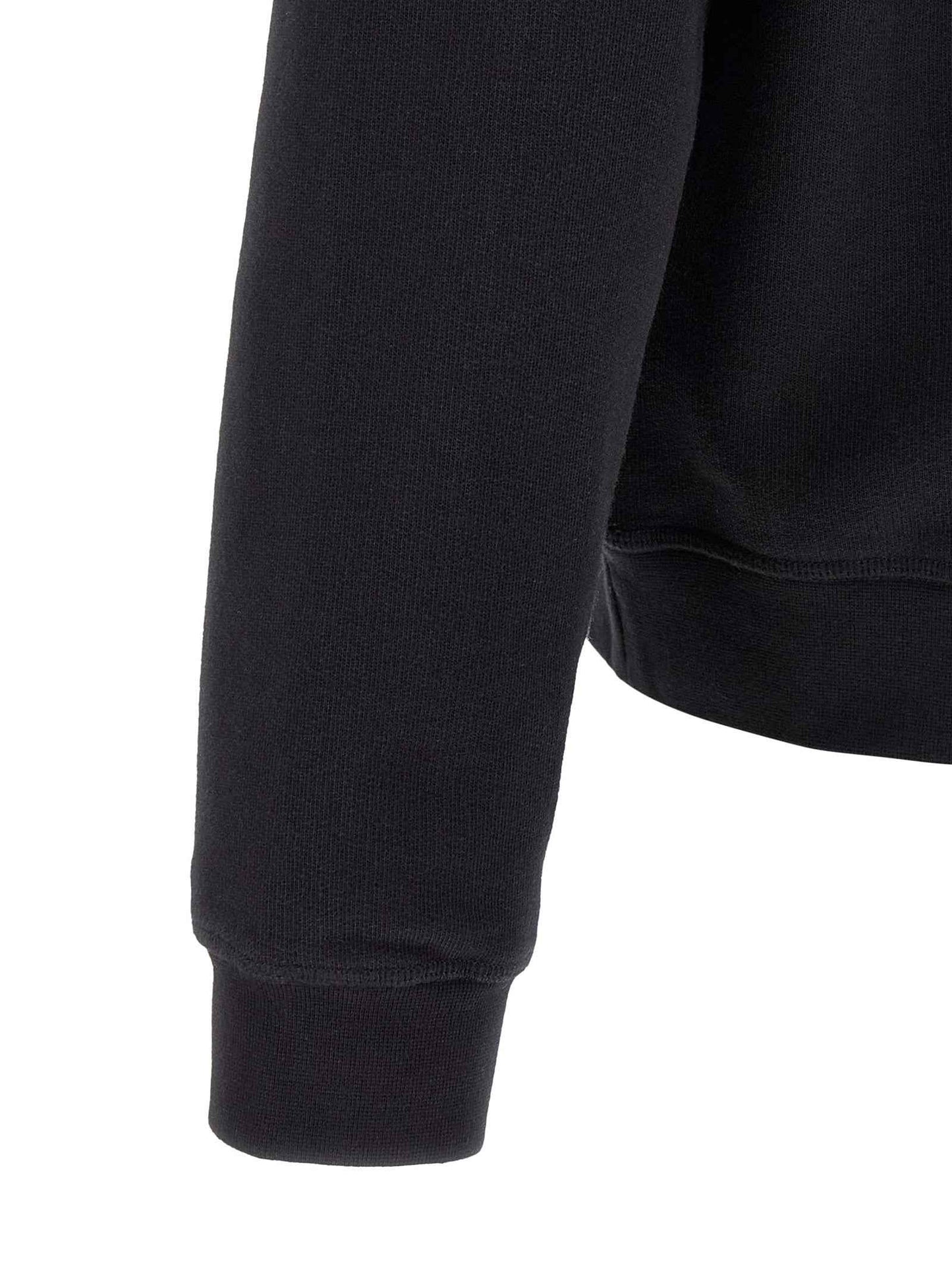 Black Cotton Sweatshirt