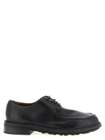 Black Calfskin Oxfords And Derbies