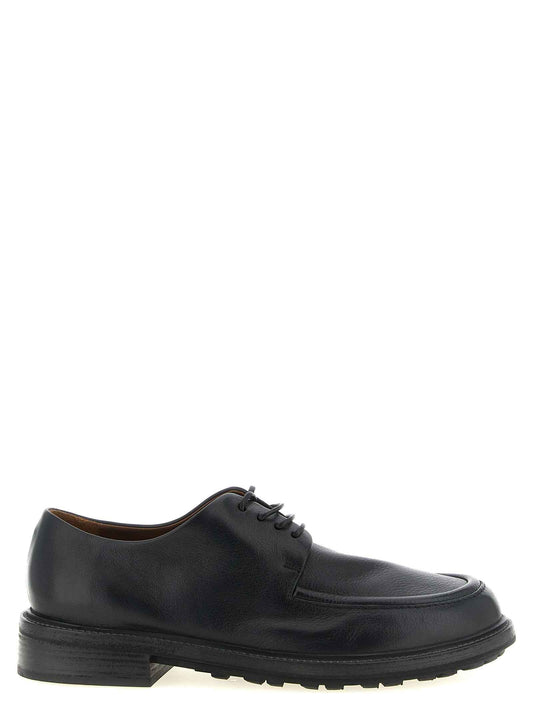 Black Calfskin Oxfords And Derbies