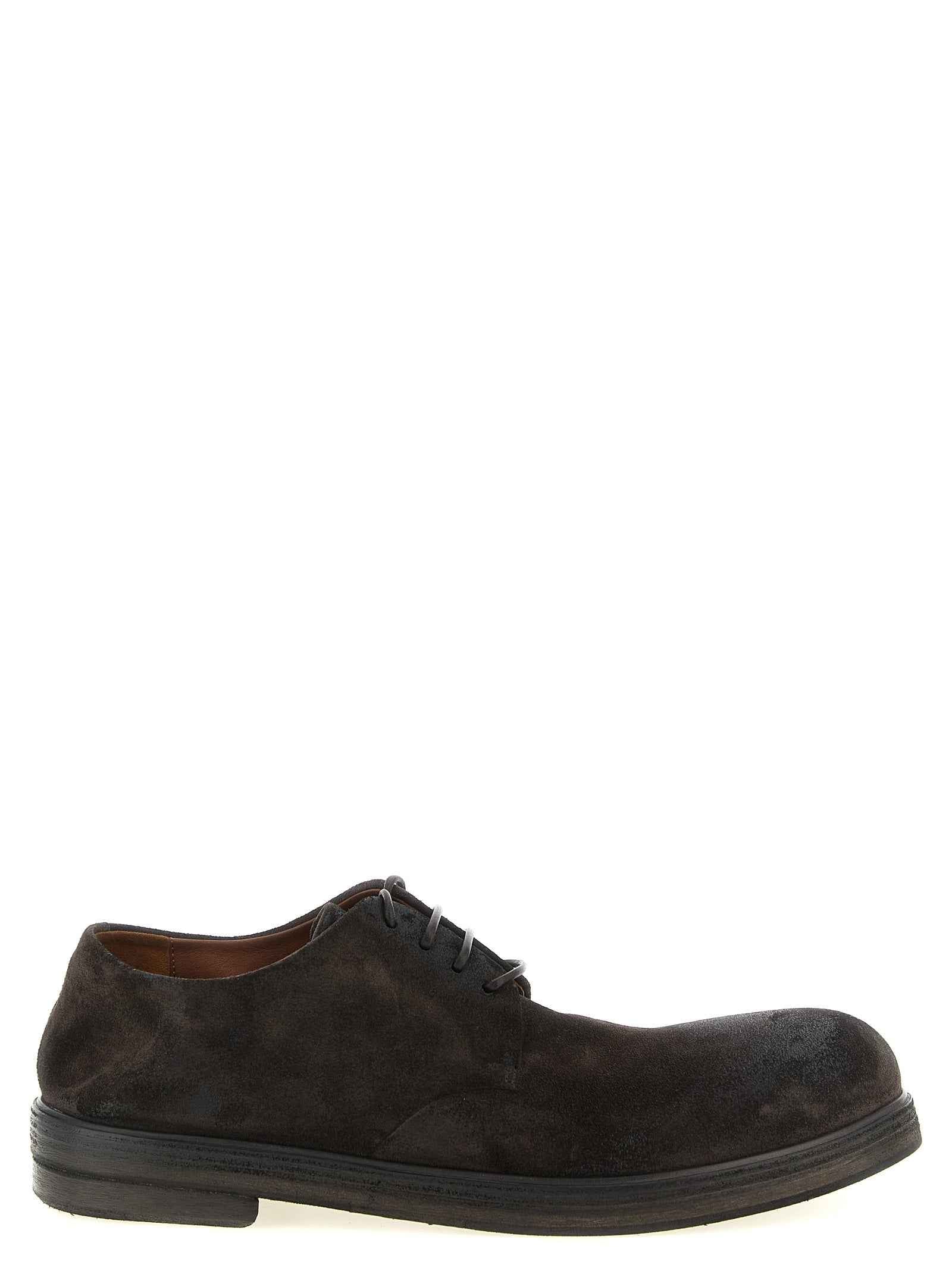 Brown Calfskin Oxfords And Derbies