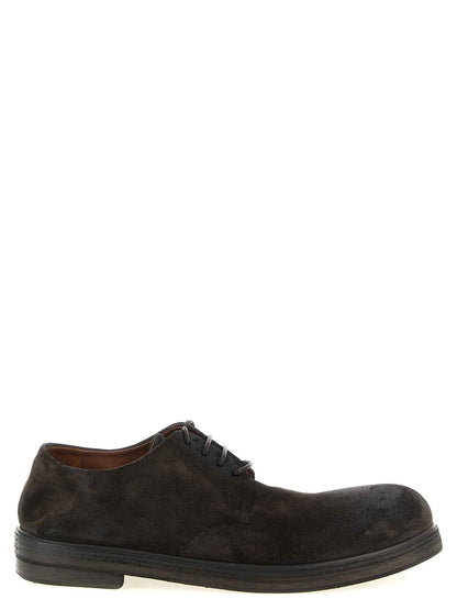 Brown Calfskin Oxfords And Derbies