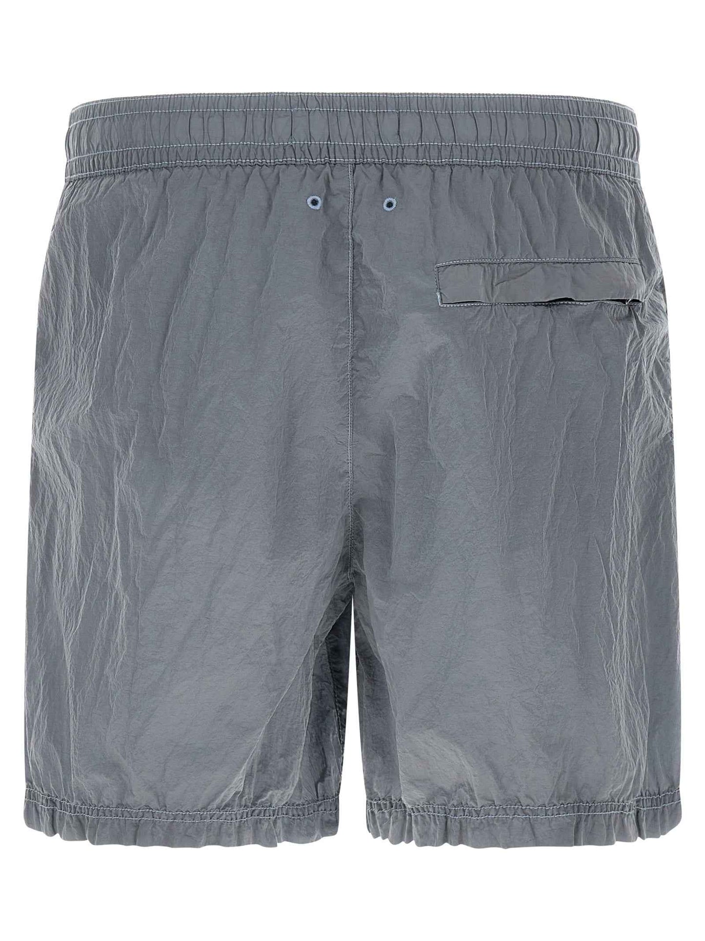 Gray Polyamide Swim Shorts