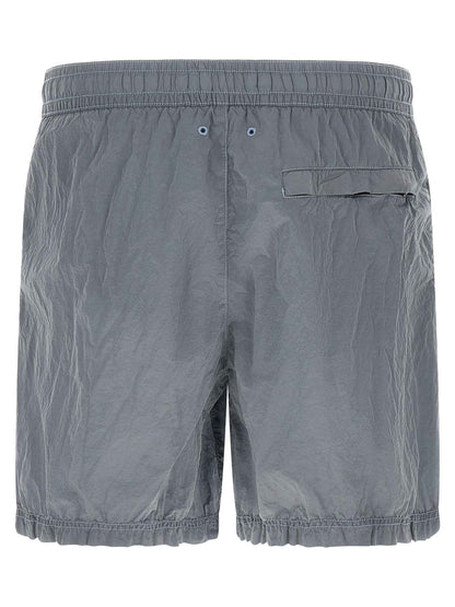 Gray Polyamide Swim Shorts