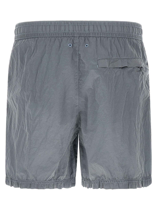 Gray Polyamide Swim Shorts