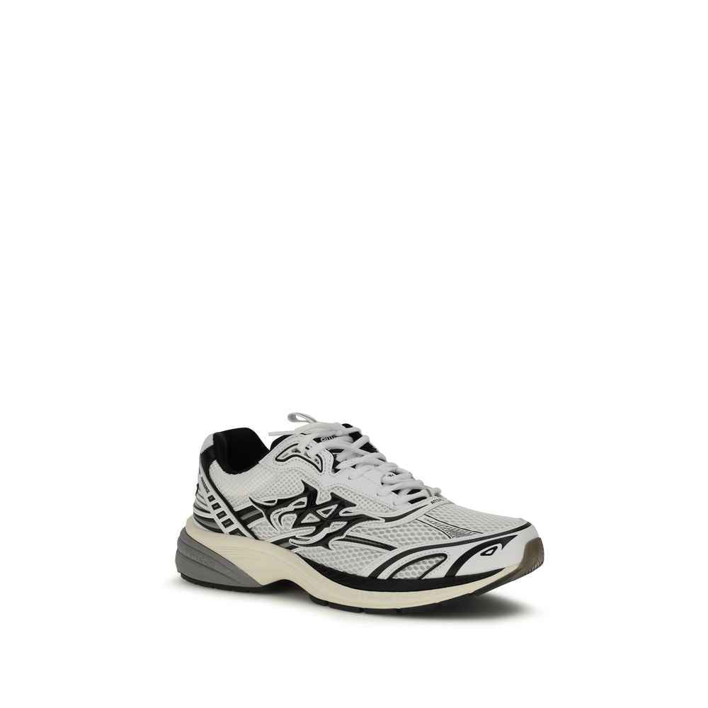 White Calf Leather Bos Taurus Athletic Sneakers