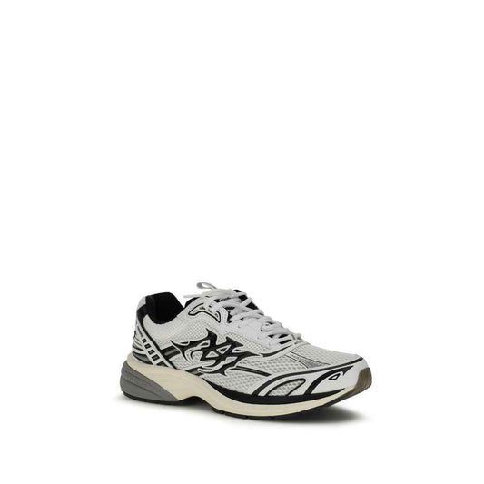 White Calf Leather Bos Taurus Athletic Sneakers