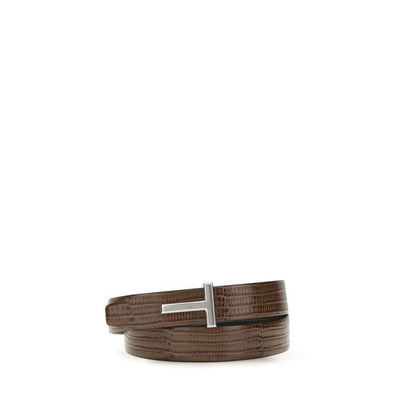 Brown Calf Leather Bos Taurus Belt