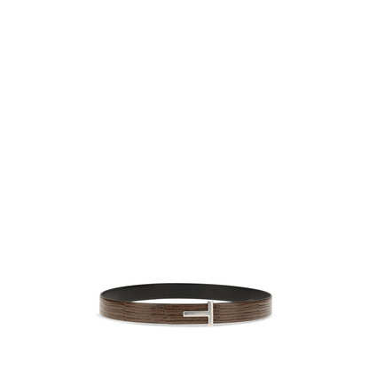 Brown Calf Leather Bos Taurus Belt