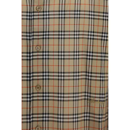 Beige Cotton Pattern Shirt