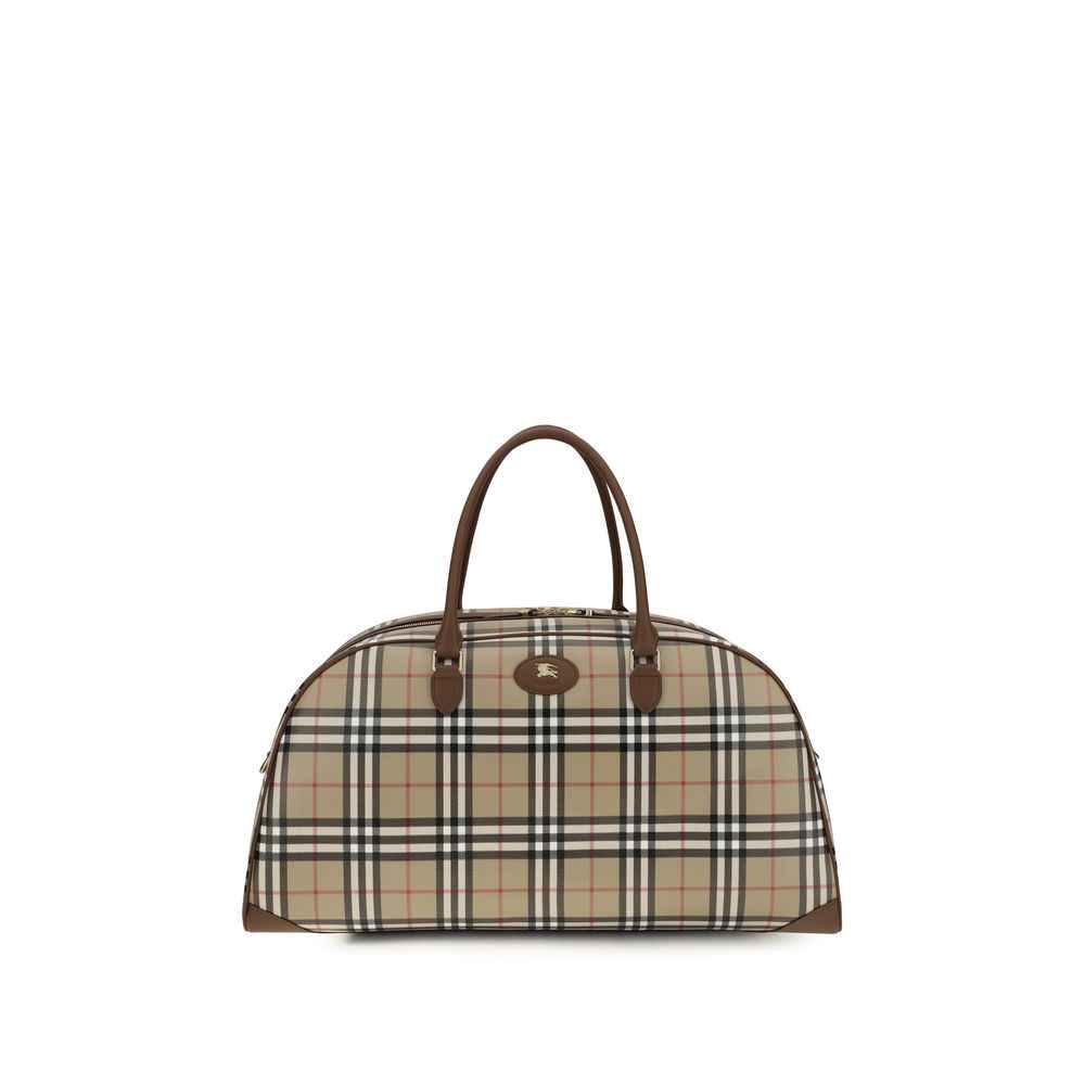 Beige Cotton Shoulder Bag