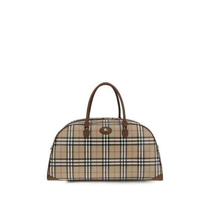 Beige Cotton Shoulder Bag