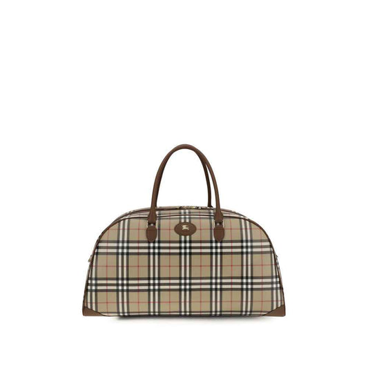 Beige Cotton Shoulder Bag