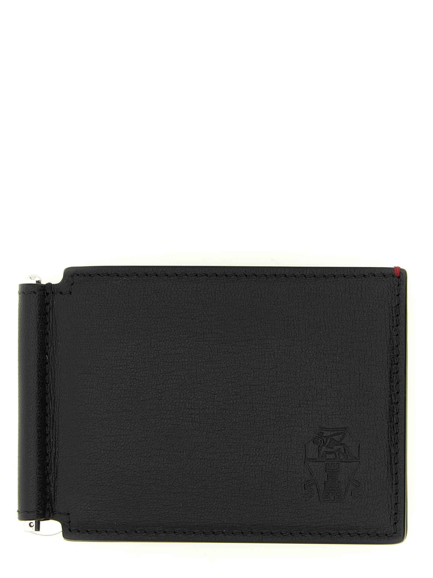 Black Goatskin Money Clip
