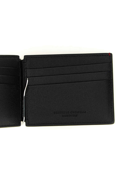 Black Goatskin Money Clip