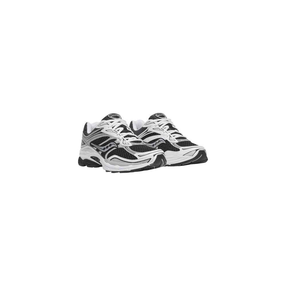 Black And White Synthetic Athletic Sneakers