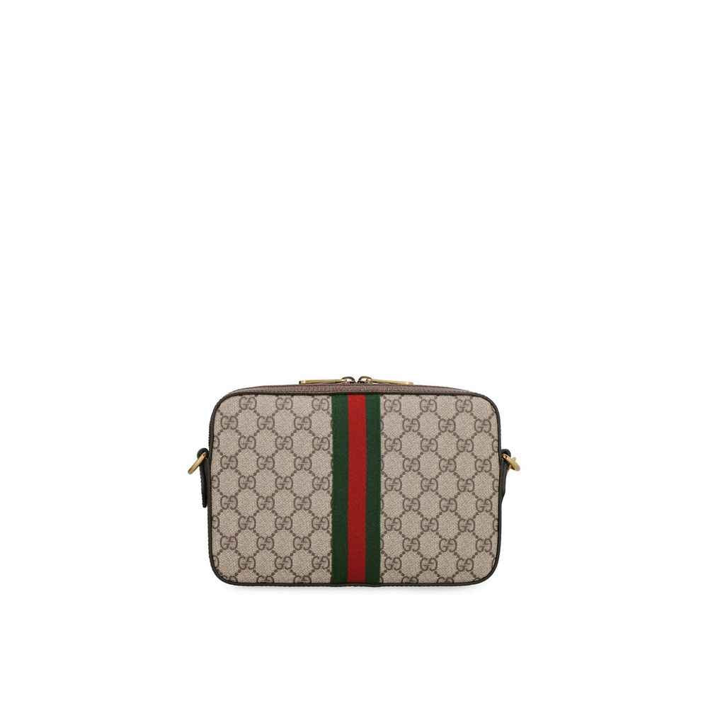 Beige Cotton Shoulder Bag