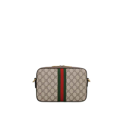 Beige Cotton Shoulder Bag