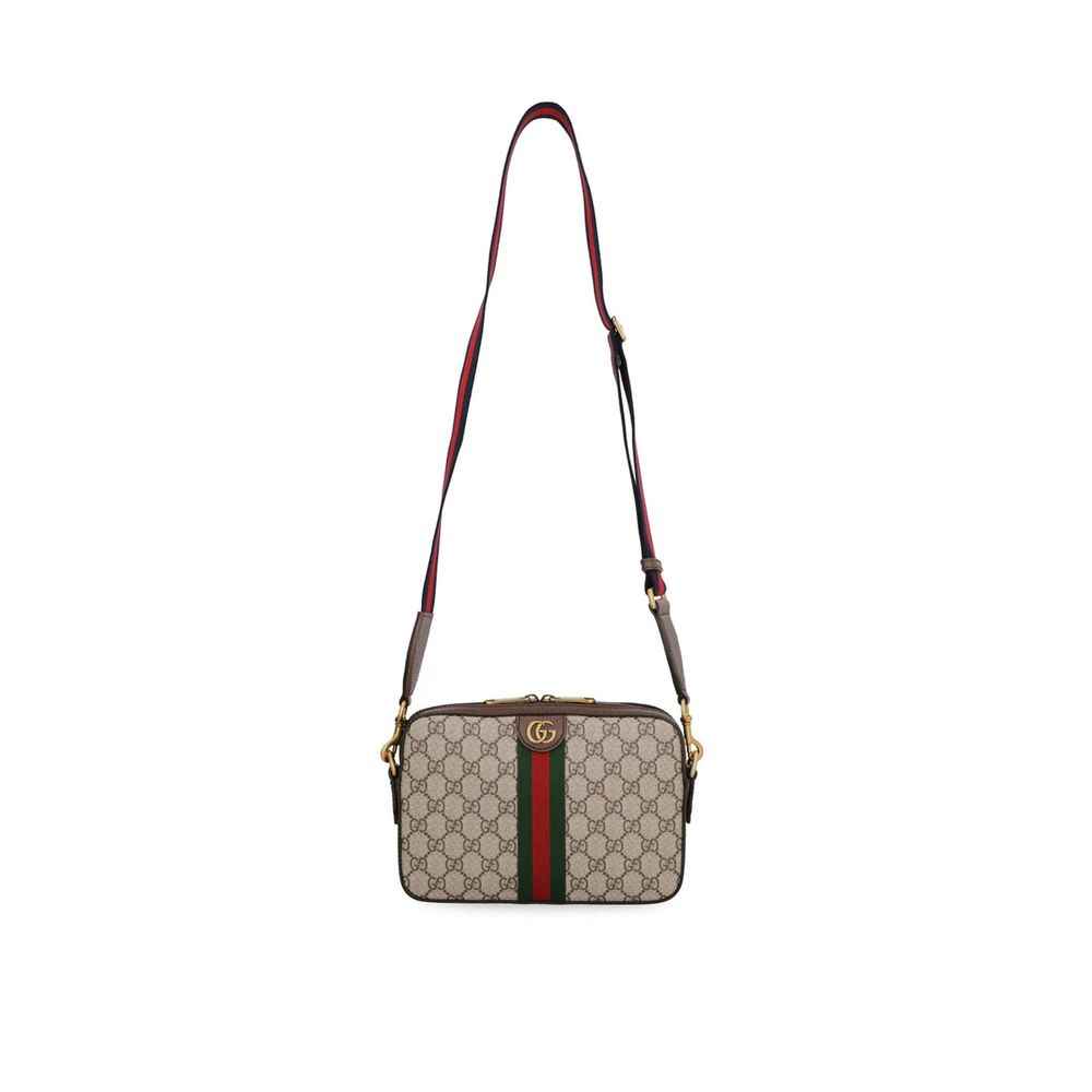Beige Cotton Shoulder Bag