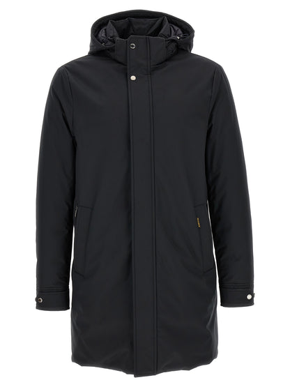 Blue Wool Parka