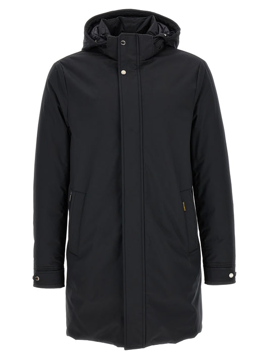Blue Wool Parka