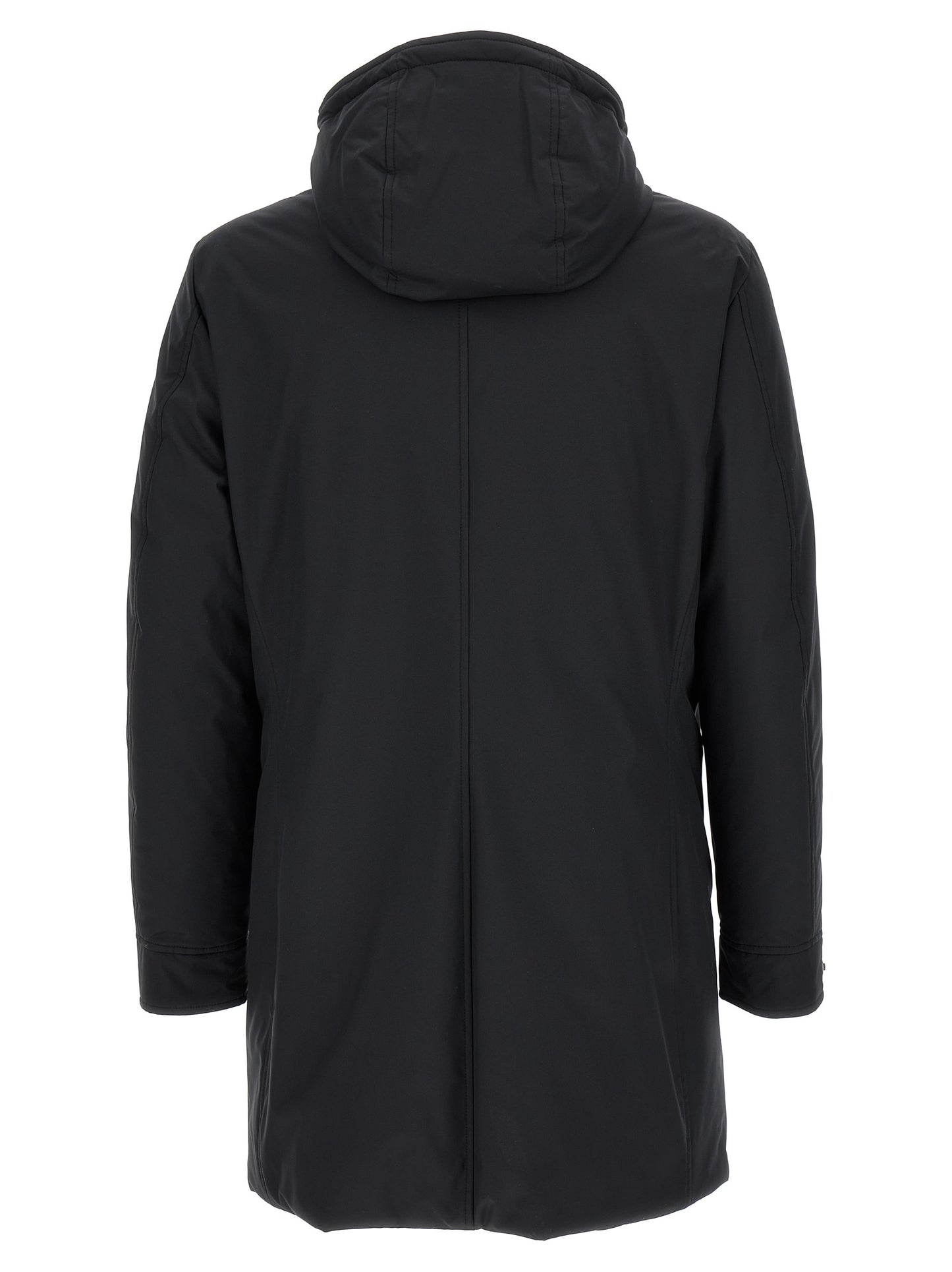 Blue Wool Parka