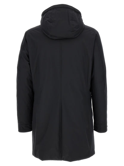 Blue Wool Parka