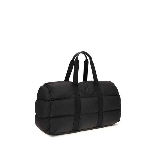 Black Polyester Shoulder Bag