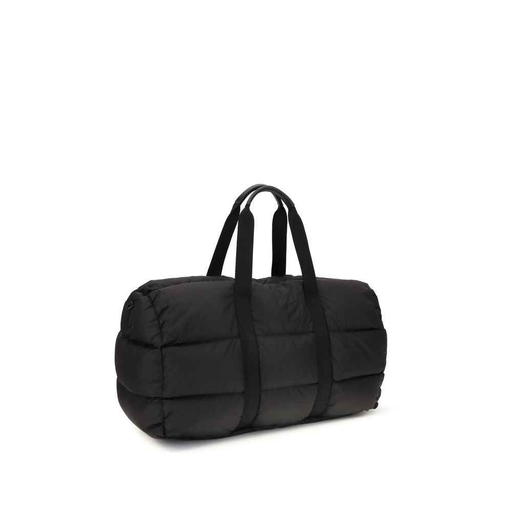 Black Polyester Shoulder Bag