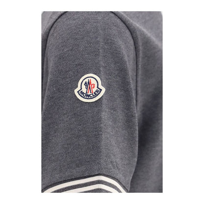 Gray Cotton Polo Shirt