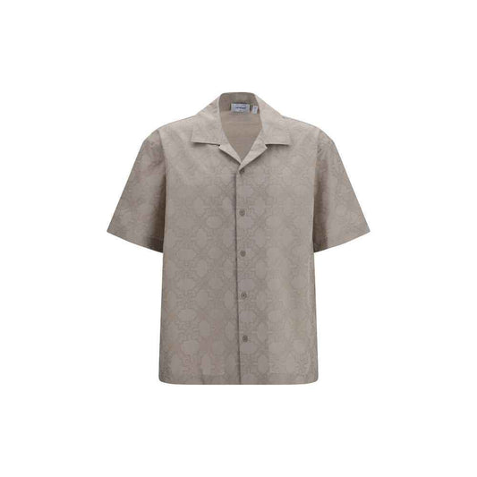 Beige Cotton Pattern Shirt