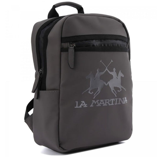 Gray Polyethylene Backpack