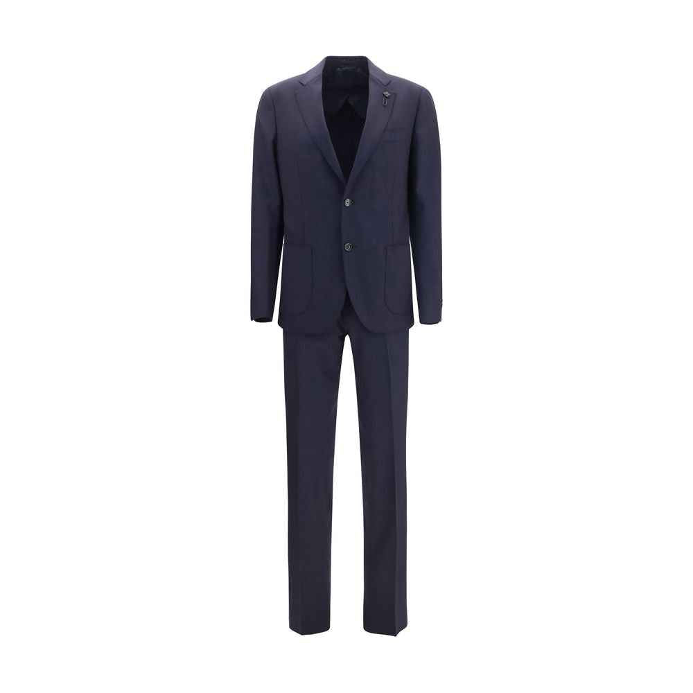 Blue Wool Oves Aries Two-Piece Suit