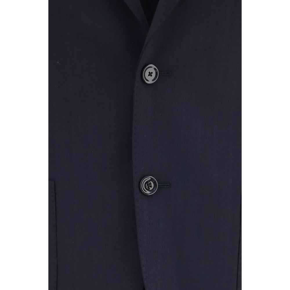 Blue Wool Oves Aries Two-Piece Suit