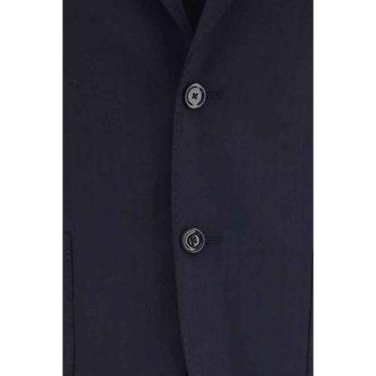 Blue Wool Oves Aries Two-Piece Suit