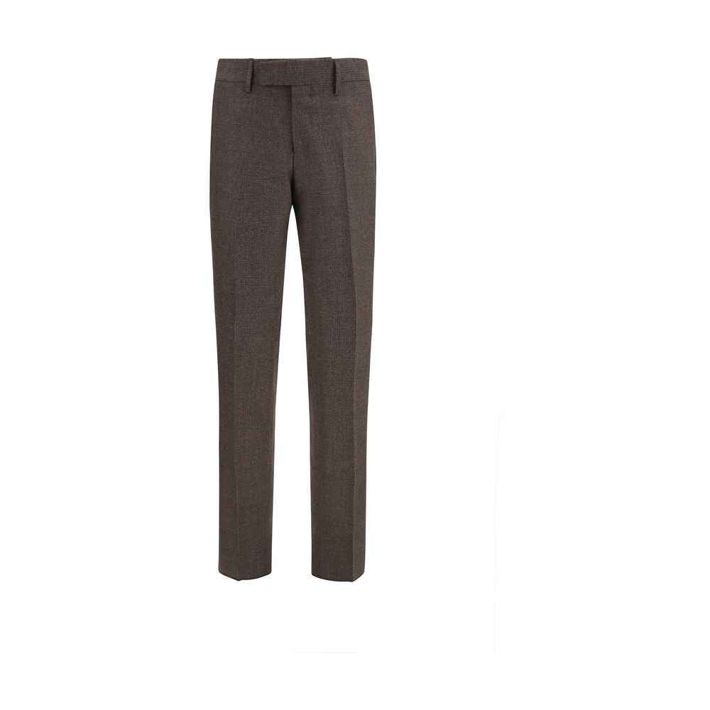 Brown Viscose Dress Pants