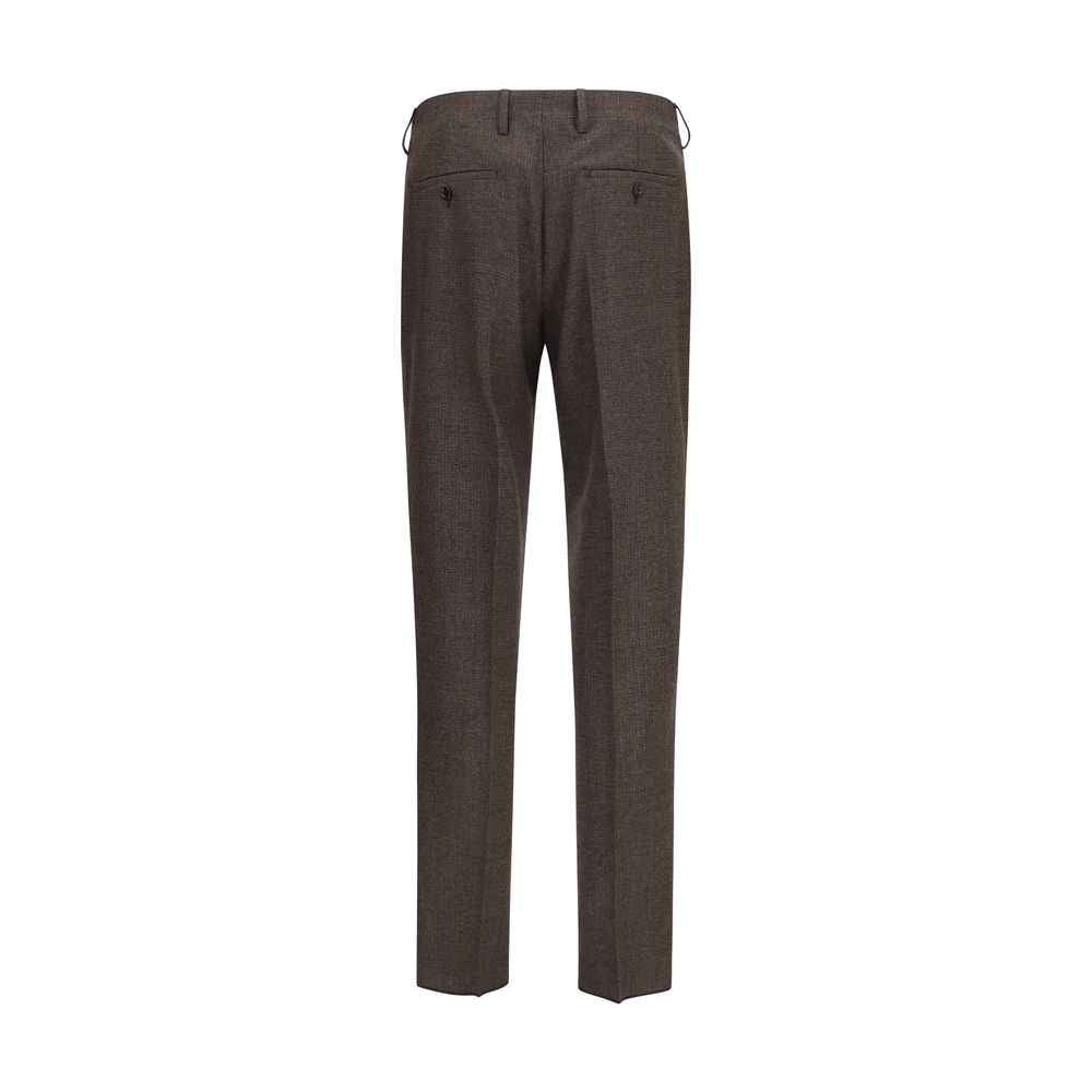 Brown Viscose Dress Pants