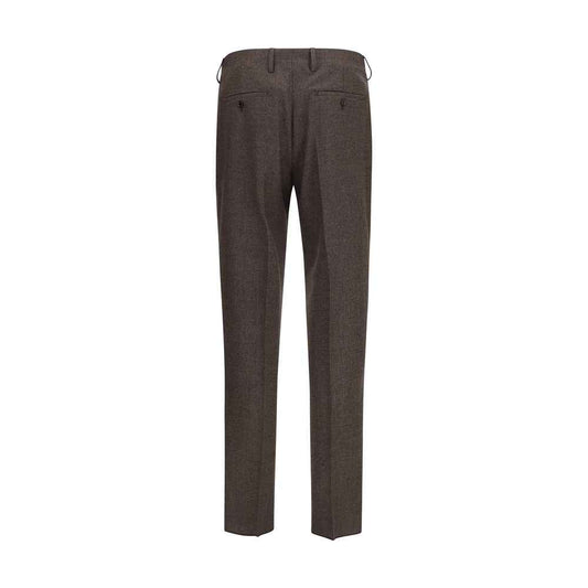 Brown Viscose Dress Pants