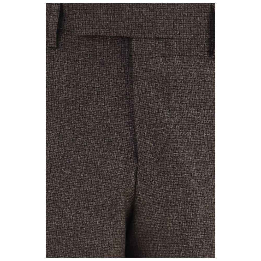 Brown Viscose Dress Pants
