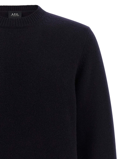 Blue Wool Cardigan