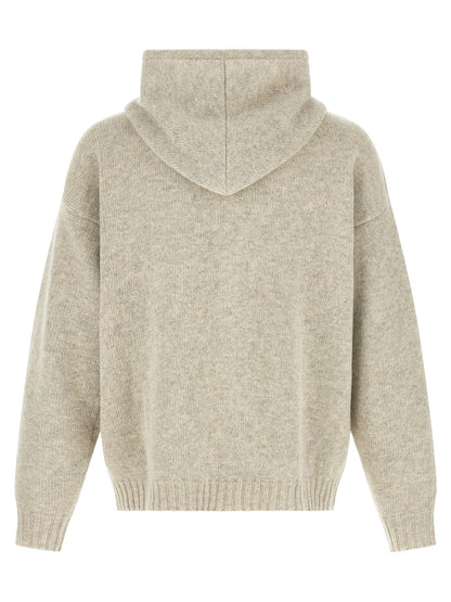 Gray Wool Cardigan