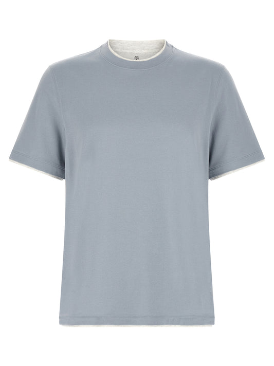 Blue Cotton T-Shirt