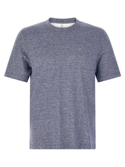 Blue Linen T-Shirt